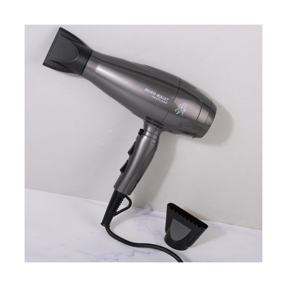Silver Bullet Fastlane Professional Hair Dryer Charcoal