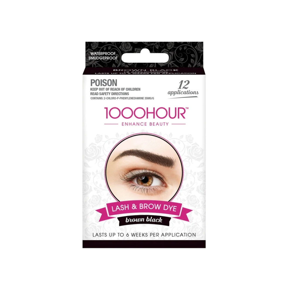 1000 Hour Lash And Brow Dye Kit Brownblack On Trend Beauty