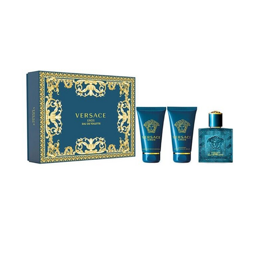 Versace Eros Pour Homme 3 Piece Fragrance Gift Set