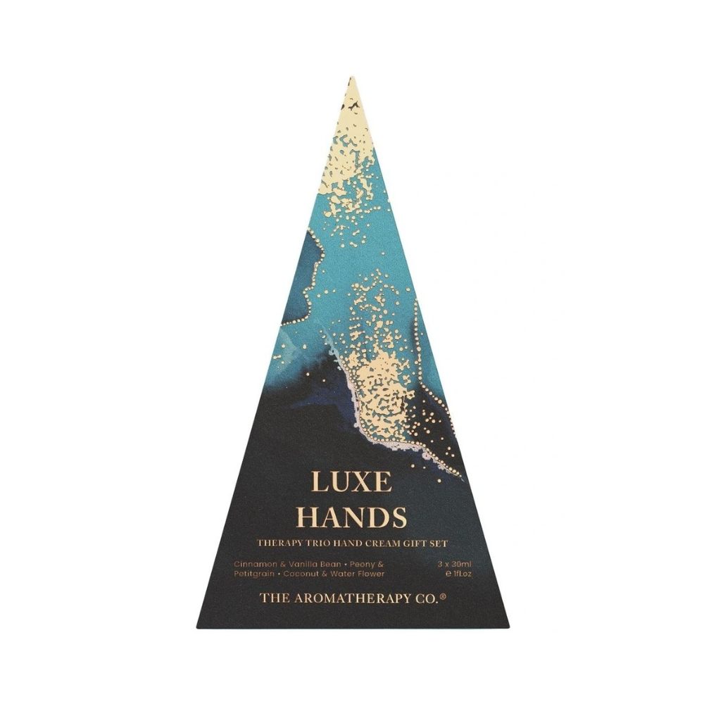 The Aromatherapy Co. Festive Luxe Hands Hand Cream Trio Set 3 x 30mL