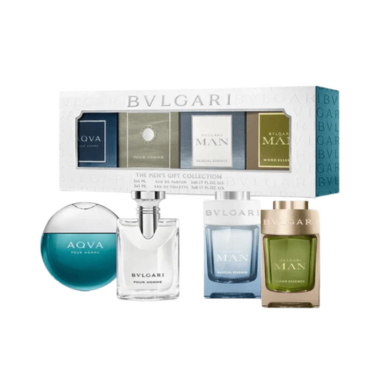 Bvlgari Men 4 Piece Fragrance Mini Gift Set