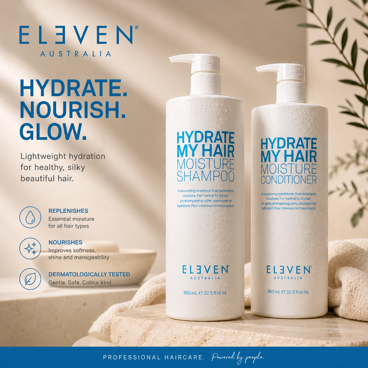 Eleven Australia Hydrate My Hair Moisture Shampoo 960mL
