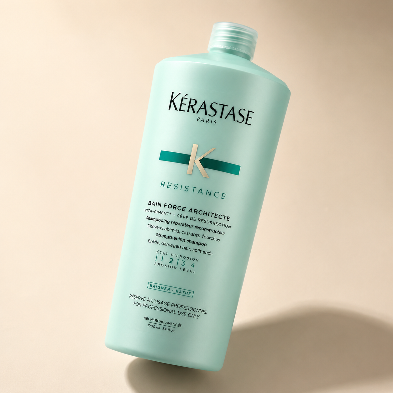 Kerastase Resistance Bain Force Architecte Shampoo 1 Litre/1000mL