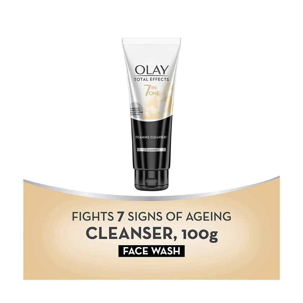 3 x Olay Total Effects 7-in-1 Foaming Face Cleanser 100g