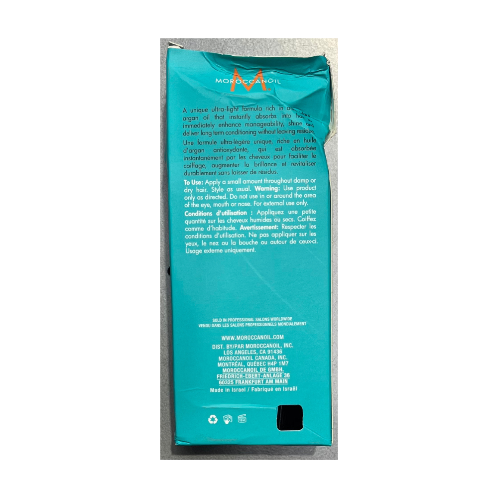 *Slightly Damaged Box* Moroccanoil Original Oil Treatment Light 100mL