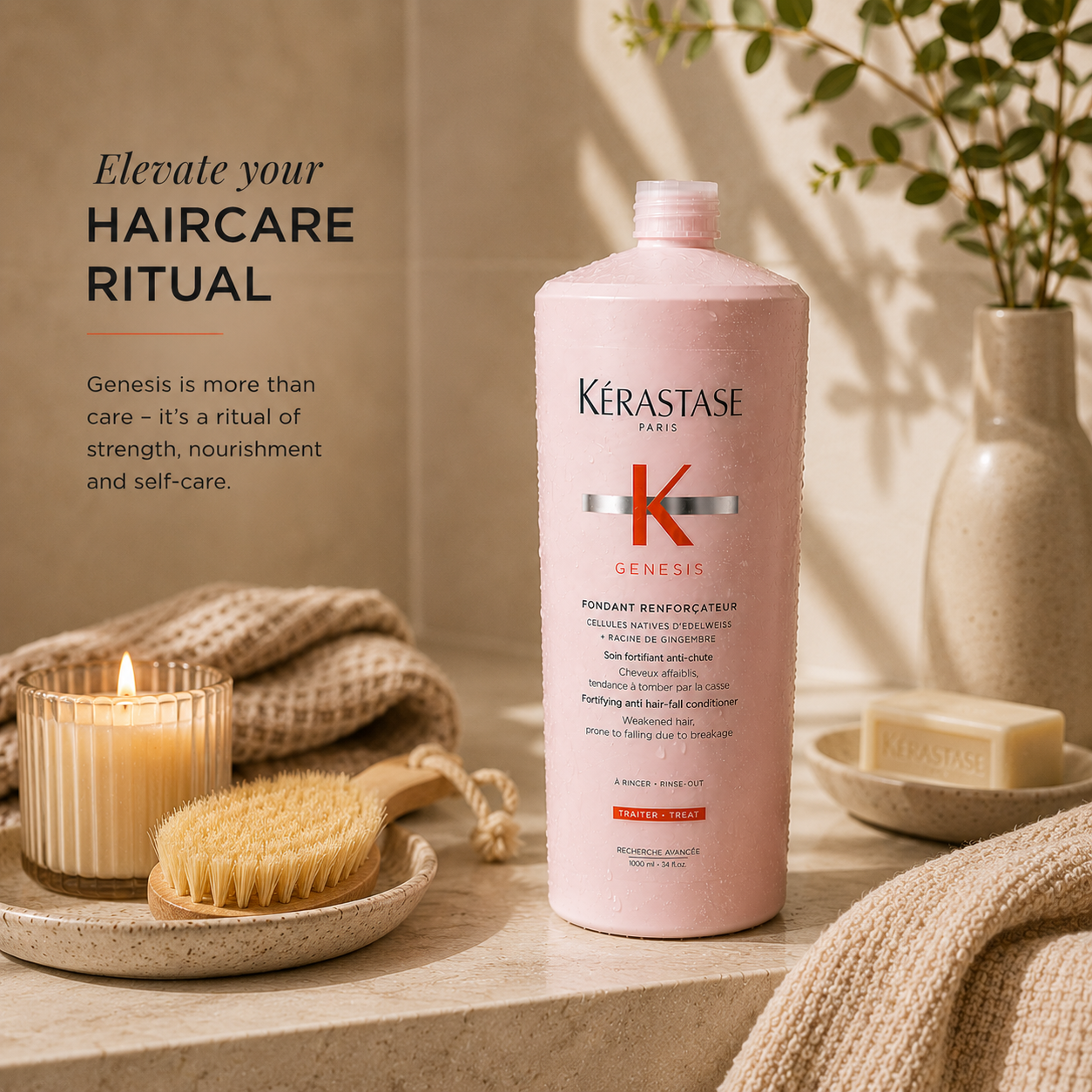Kerastase Genesis Fondant Renforcateur Conditioner Treatment 1 Litre/1000mL