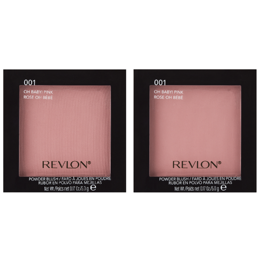 2 x Revlon Powder Blush 5g - 001 Oh Baby Pink