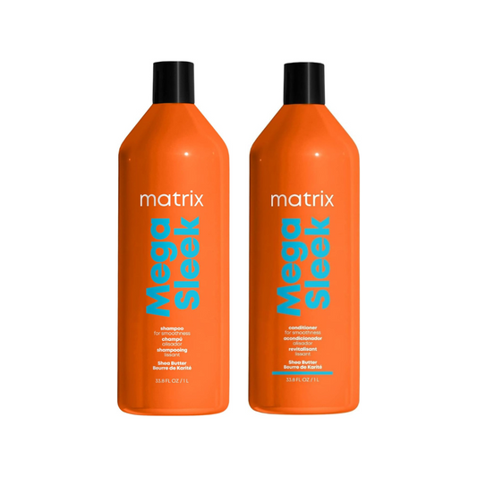 Matrix Total Results Mega Sleek Shea Butter Shampoo & Conditioner 1 Litre Duo