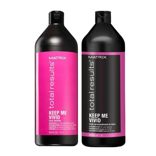 Matrix Total Results Keep Me Vivid Pearl Infusion Shampoo & Conditioner 1 Litre Duo
