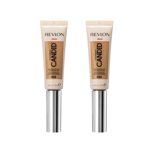 2 x Revlon Photoready Candid Antioxidant Concealer 10mL - 055 Chestnut