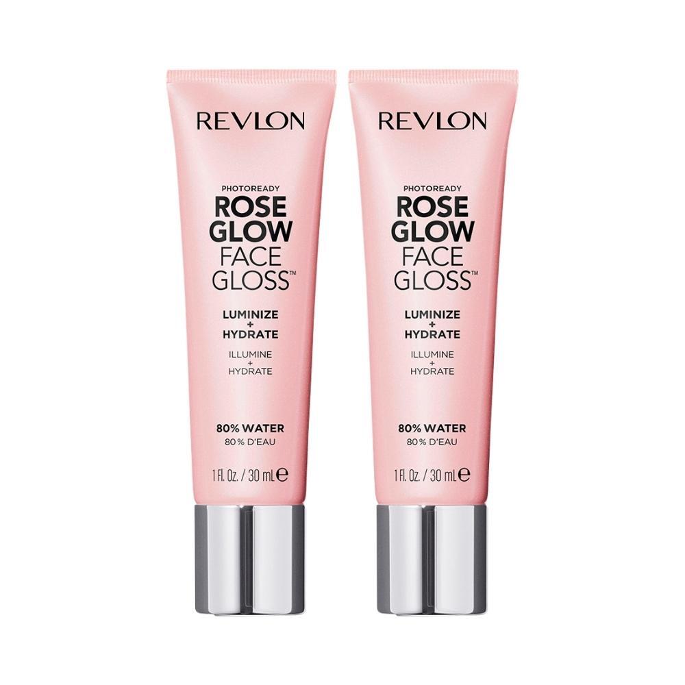 2 x Revlon PhotoReady Rose Glow Face Gloss Luminize + Hydrate Primer - Rose Glow