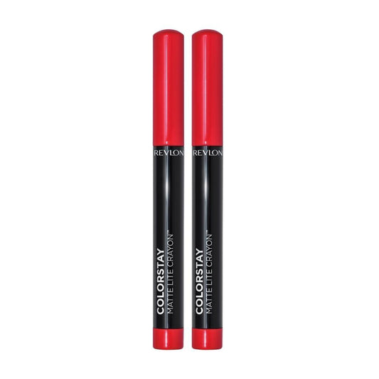 2 x Revlon ColorStay Matte Lite Crayon 1.4g - 010 Air Kiss