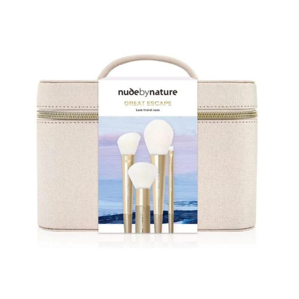 Nude by Nature Great Escape Luxe Travel Case Brush Set