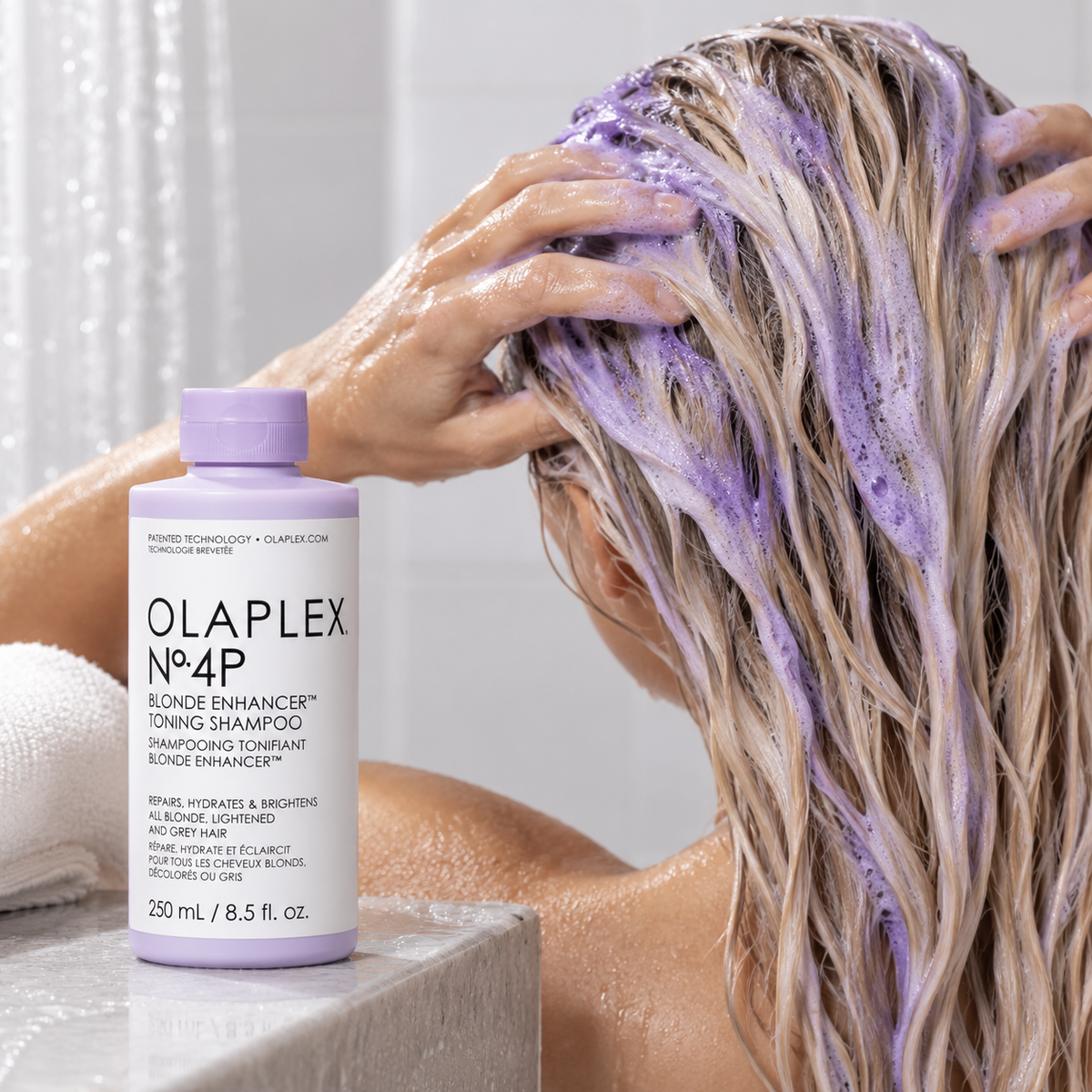 Olaplex No.4P Blonde Enhancer Toner Shampoo 250mL