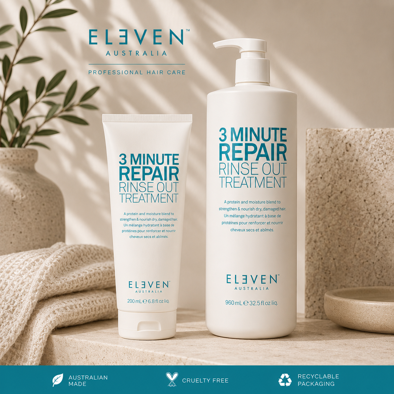Eleven Australia 3 Minute Repair Rinse Out Treatment 200mL