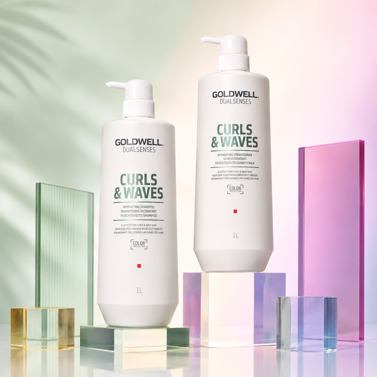 Goldwell Dualsenses Curls & Waves Hydrating Shampoo & Conditioner 1 Litre Duo