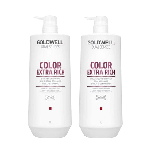 Goldwell Dualsenses Color Extra Rich Brilliance Shampoo & Conditioner 1 Litre Duo
