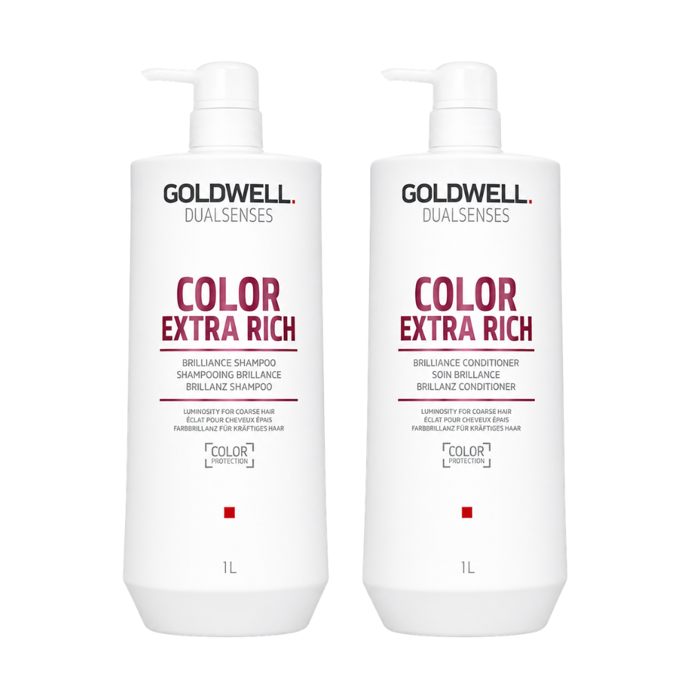 Goldwell Dualsenses Color Extra Rich Brilliance Shampoo & Conditioner 1 Litre Duo