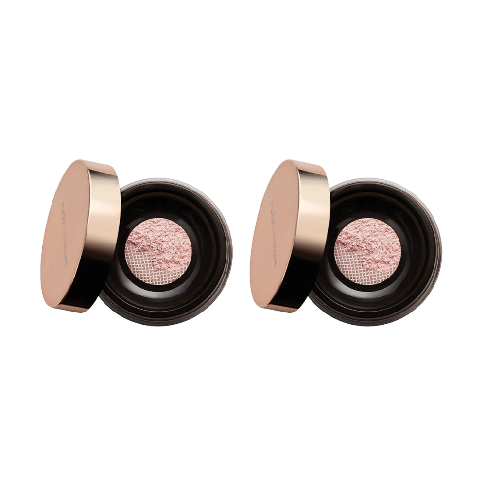 2 x Nude by Nature Translucent Loose Finishing Powder 10g - 03 Soft Rose