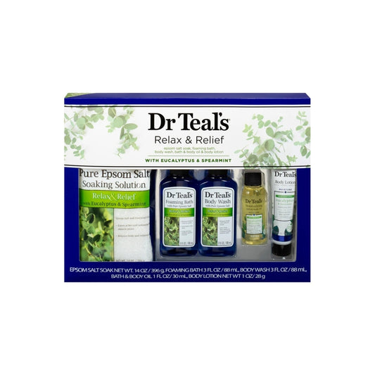 Dr Teal's Relax & Relief Eucalyptus & Spearmint Regimen Set