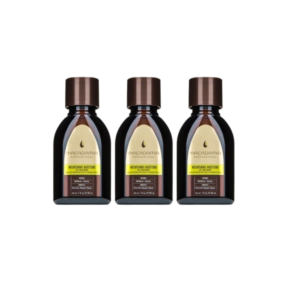 3 x Macadamia Professional Nourishing Oil 30mL