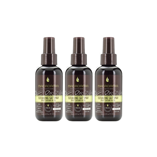 3 x Macadamia Professional Texturizing Salt Spray 125mL