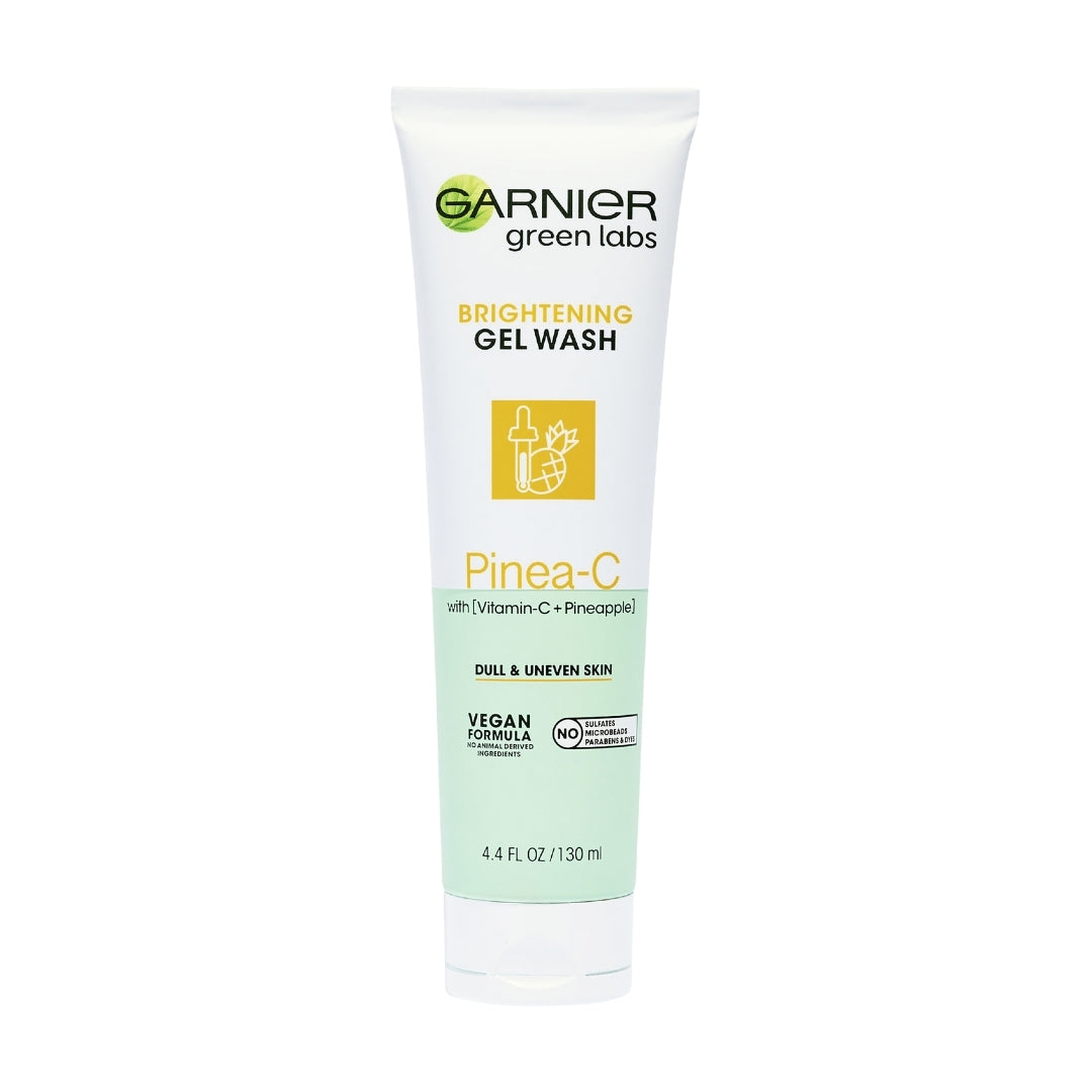 6 x Garnier Green Labs Pinea-C Brightening Gel Wash 130mL