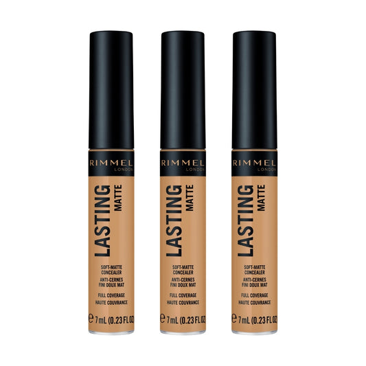 3 x Rimmel London Lasting Matte Concealer 7mL - 035 Sun Beige