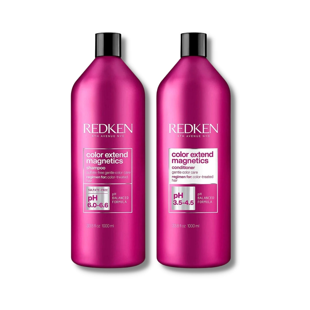Redken Color Extend Magnetics Sulfate Free Shampoo & Conditioner 1 Litre Duo