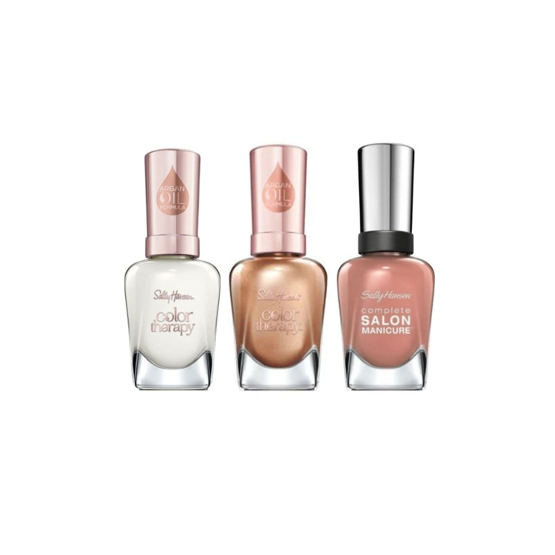 Sally Hansen Manicure Nail Polish 3x14.7mL Set