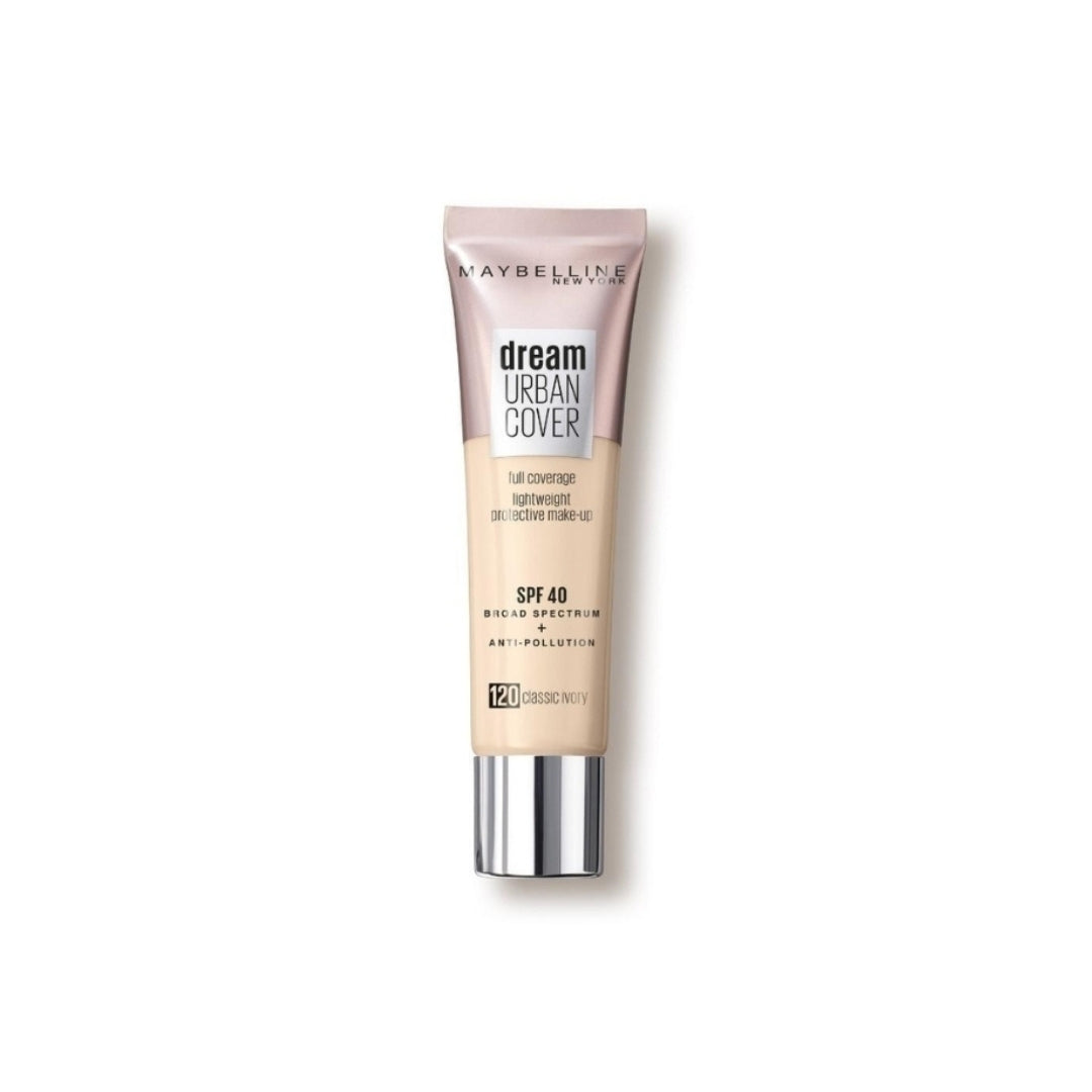 Maybelline Dream Urban Cover Full Coverage SPF40 30mL - 120 Classic Ivory