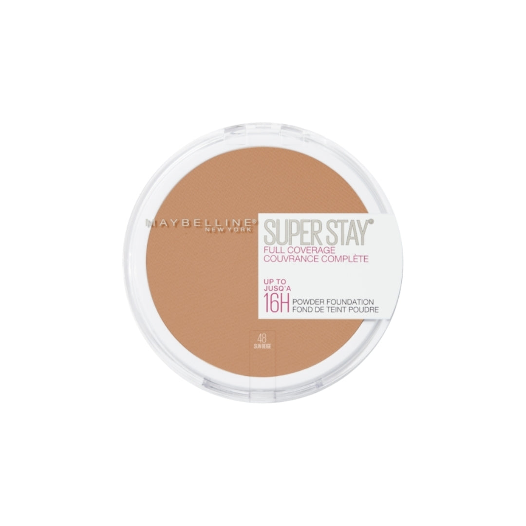 Maybelline SuperStay 16HR Full Coverage Powder Foundation 9g - 48 Sun Beige