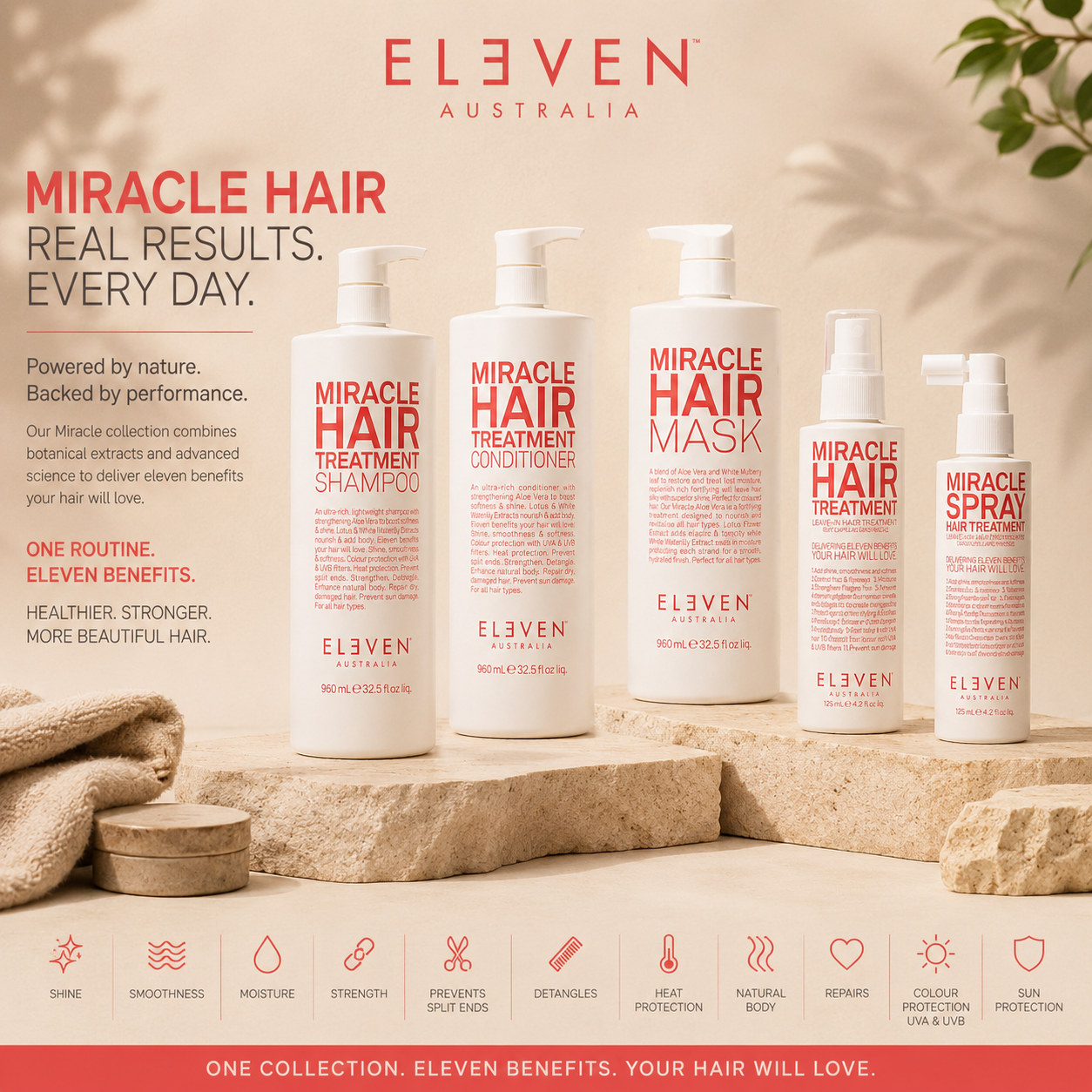 Eleven Australia Miracle Spray Hair Treatment 125mL