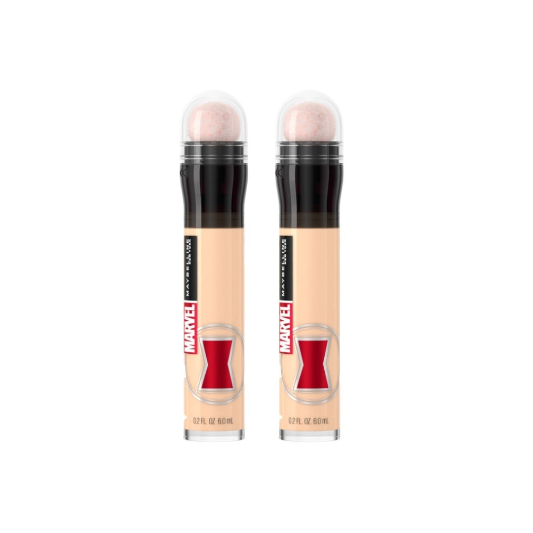 2 x Maybelline Marvel Instant Age Rewind Multi Use Concealer 6mL - 120 Light Pale