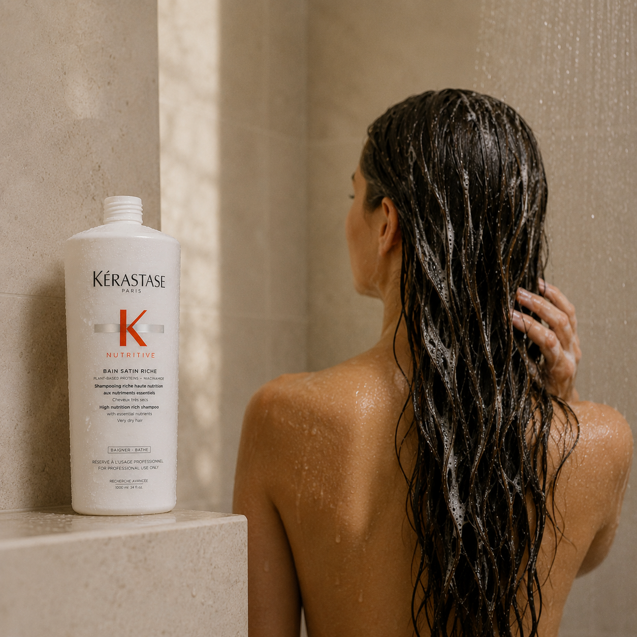 Kerastase Nutritive Bain Satin Riche Shampoo 1 Litre/1000mL