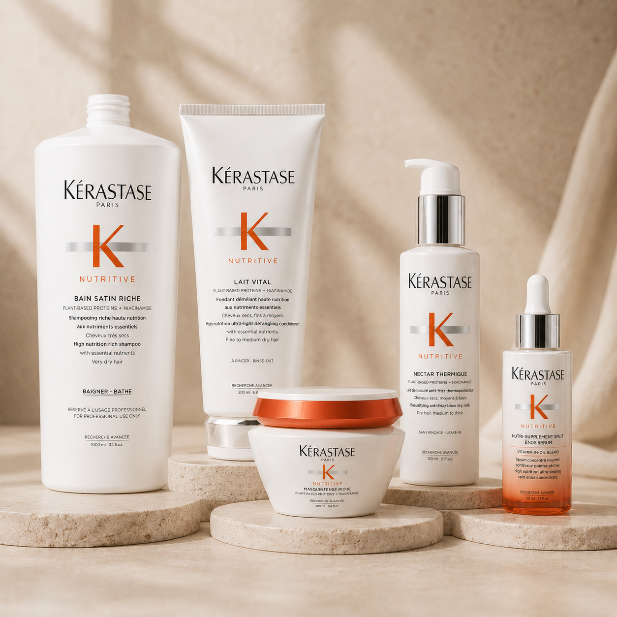 Kerastase Nutritive Bain Satin Riche Shampoo 1 Litre/1000mL