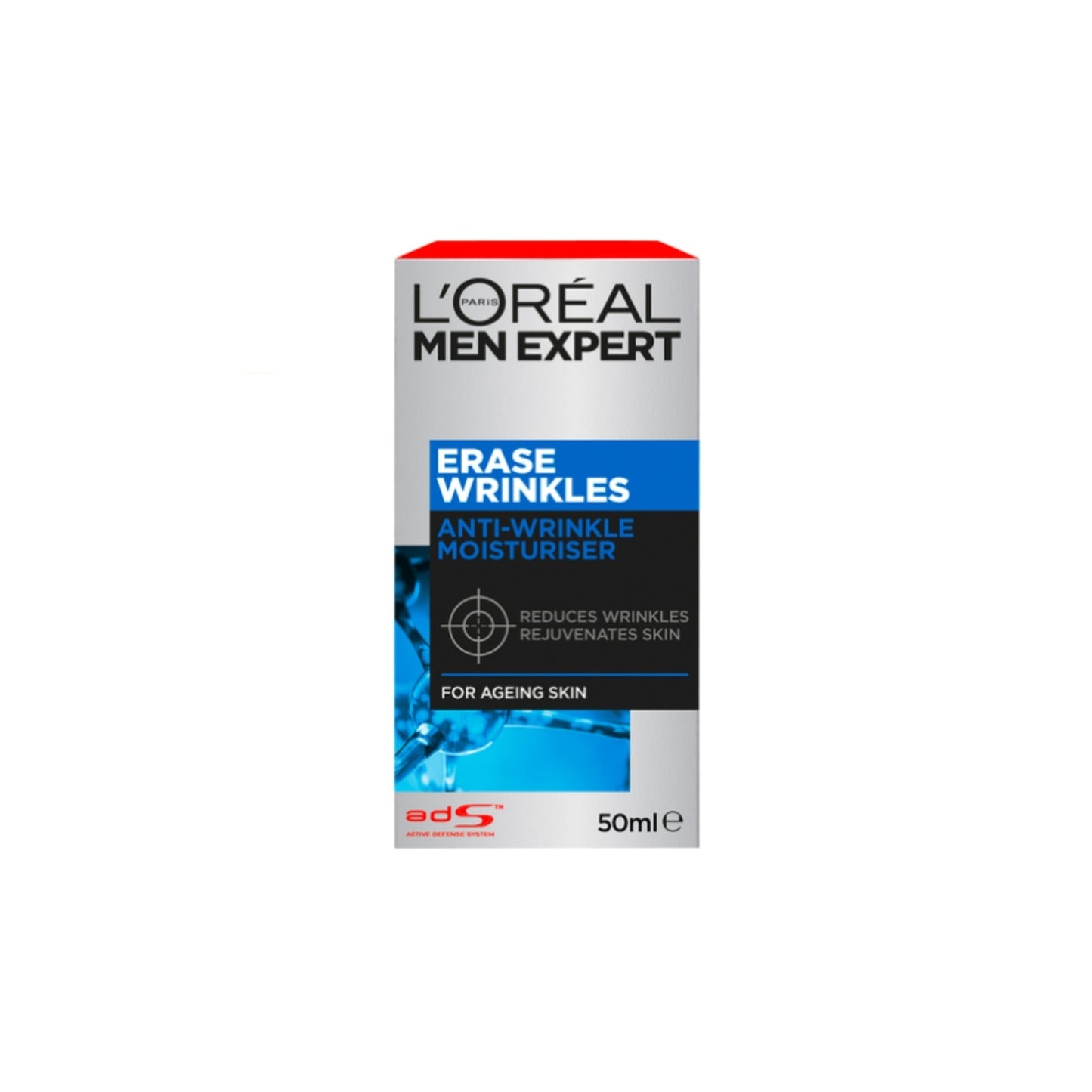 L'Oreal Paris Men Expert Erase Wrinkles Anti-Wrinkle Moisturiser 50mL