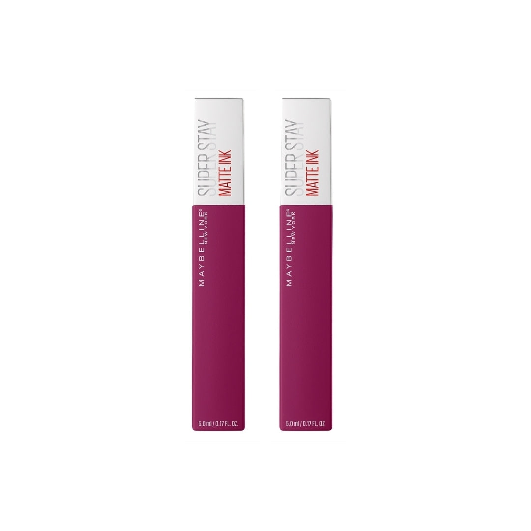 2 x Maybelline SuperStay Matte Ink Longwear Liquid Lipstick 5mL - 120 Artist