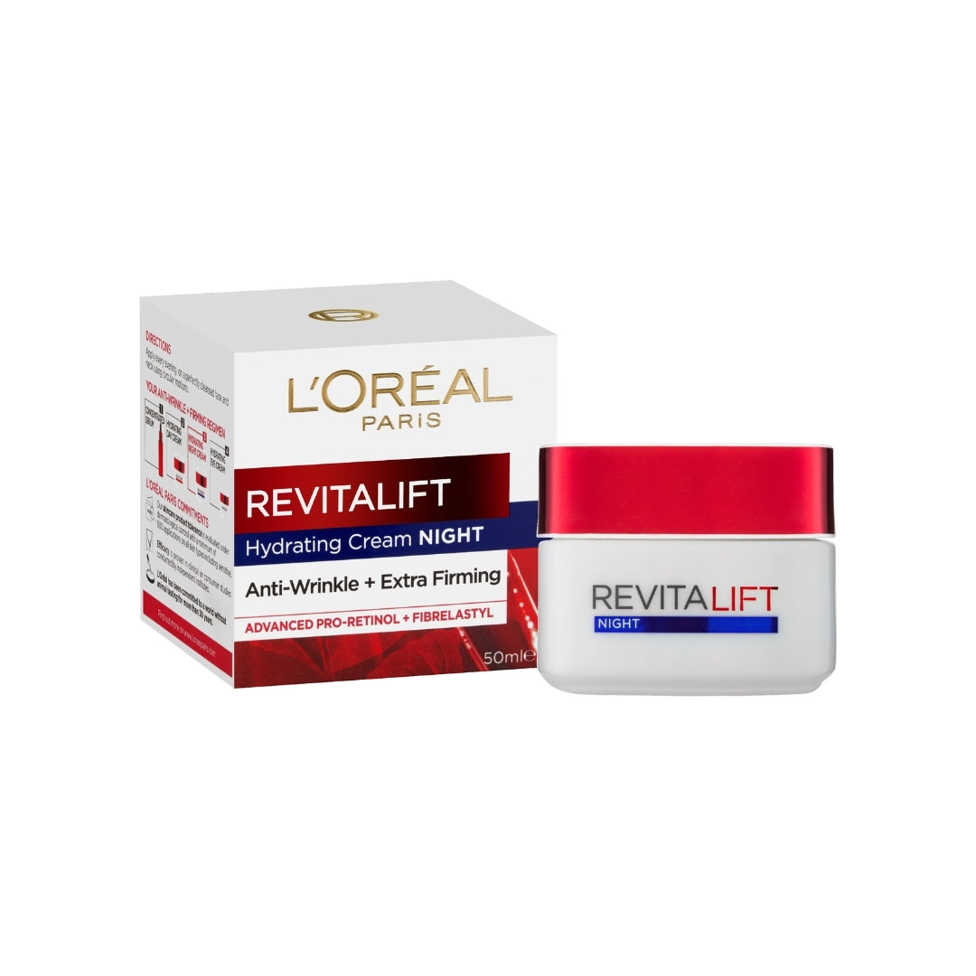 L'Oreal Paris Revitalift Hydrating Anti-Wrinkle + Extra Firming Night Cream 50mL