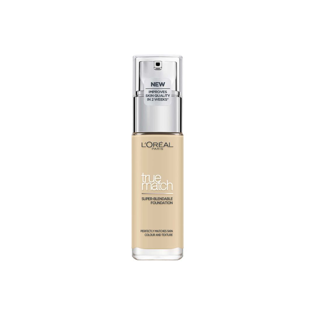 L'Oreal Paris True Match Super Blendable Liquid Foundation 30mL - 1.D/1.W Golden Ivory