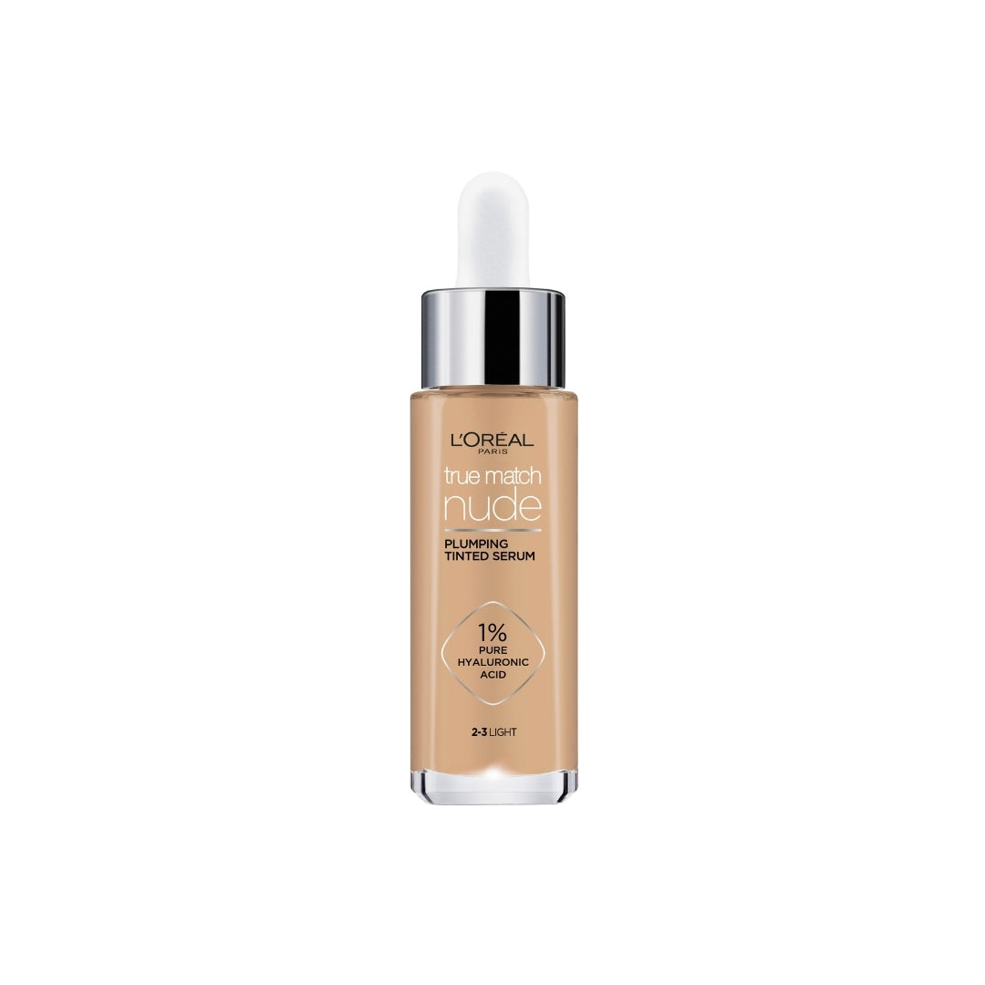 L'Oreal Paris True Match Nude Plumping Tinted Serum 30mL - 2-3 Light