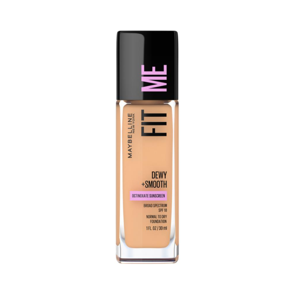 Maybelline Fit Me Dewy & Smooth Luminous Liquid Foundation 30mL - 225 Medium Buff