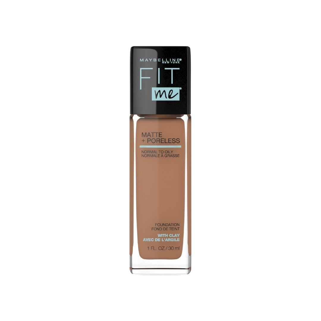 Maybelline Fit Me Matte & Poreless Mattifying Liquid Foundation 30mL - 338 Spicy Brown