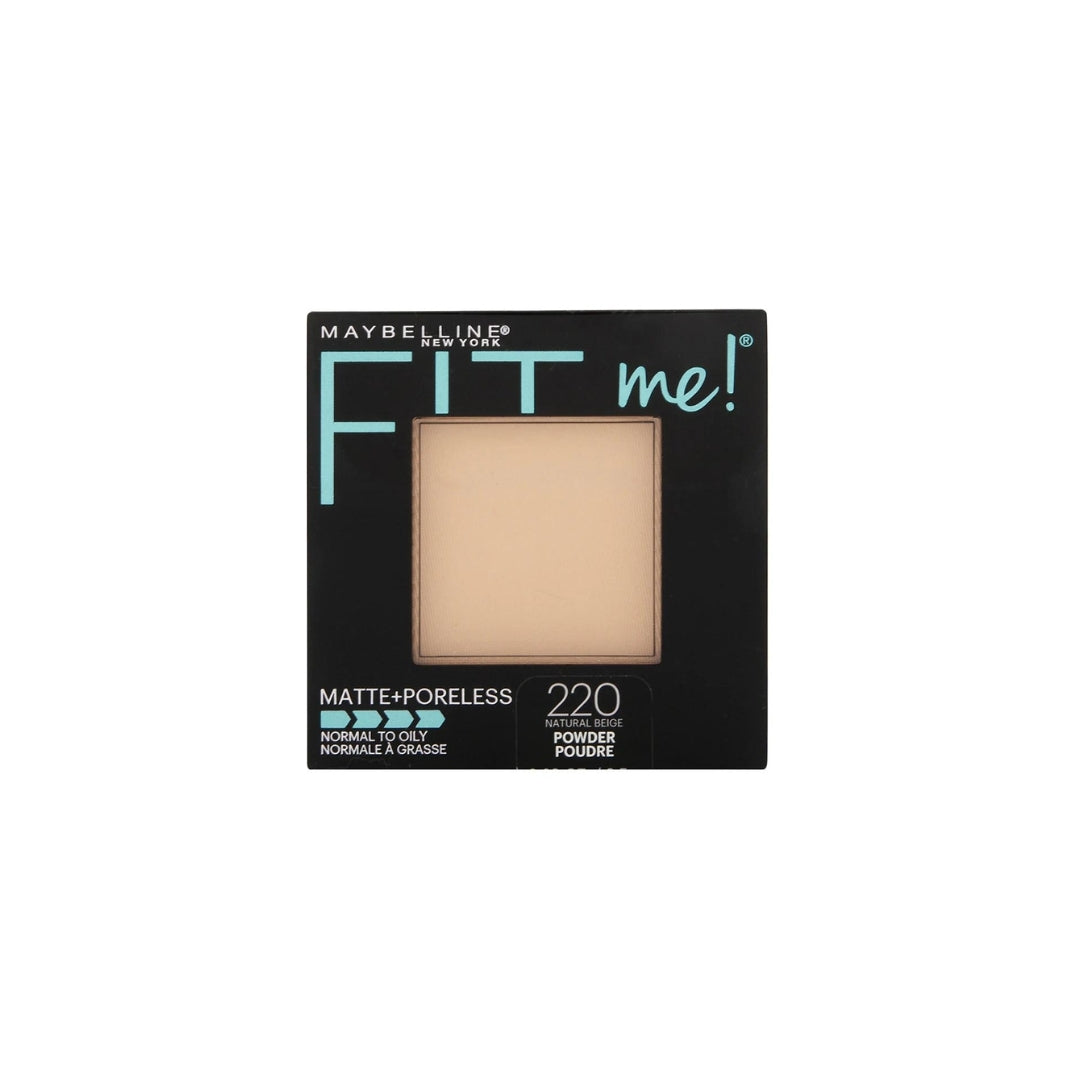 Maybelline Fit Me Matte & Poreless Pressed Powder 8.5g - 220 Natural Beige