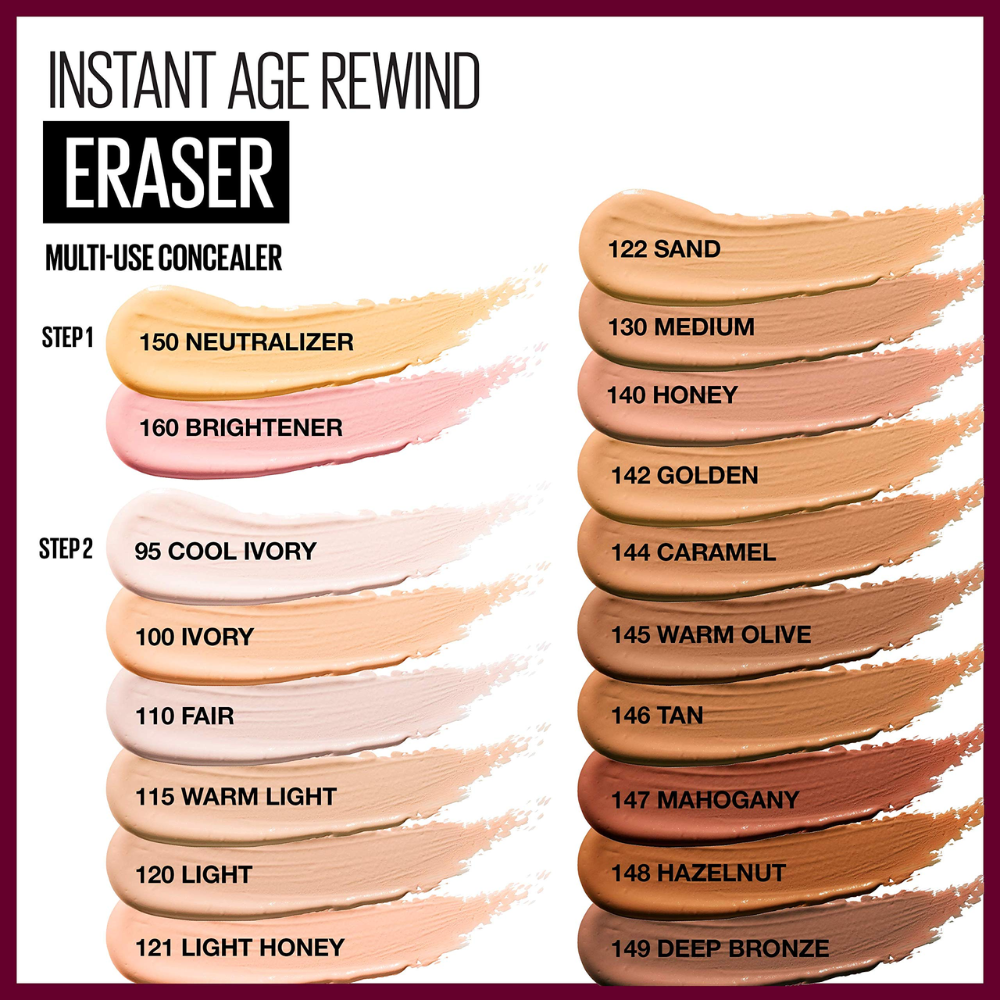 Maybelline Instant Age Rewind Eraser Multi-Use Concealer 6.8mL - 130 Medium