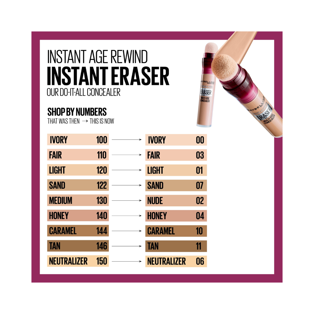 Maybelline Instant Age Rewind Eraser Multi-Use Concealer 6mL - 146 Tan