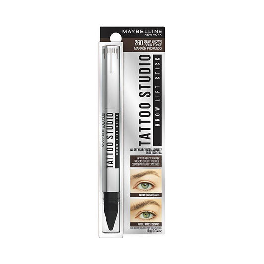 Maybelline Tattoo Studio Brow Lift Stick 1.1g - 260 Deep Brown