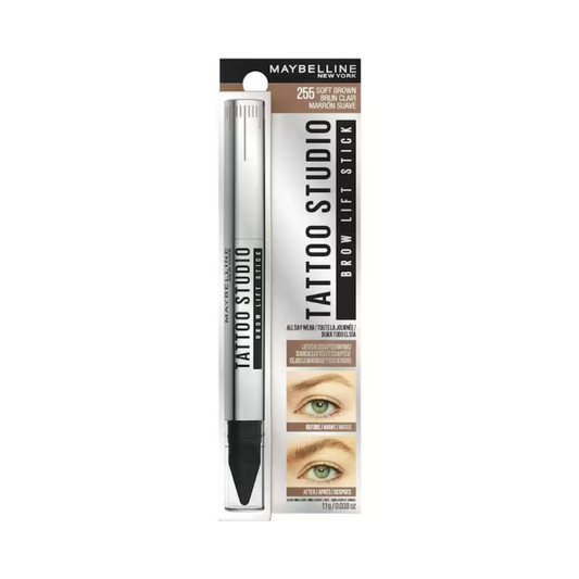 Maybelline Tattoo Studio Brow Lift Stick 1.1g - 255 Soft Brown