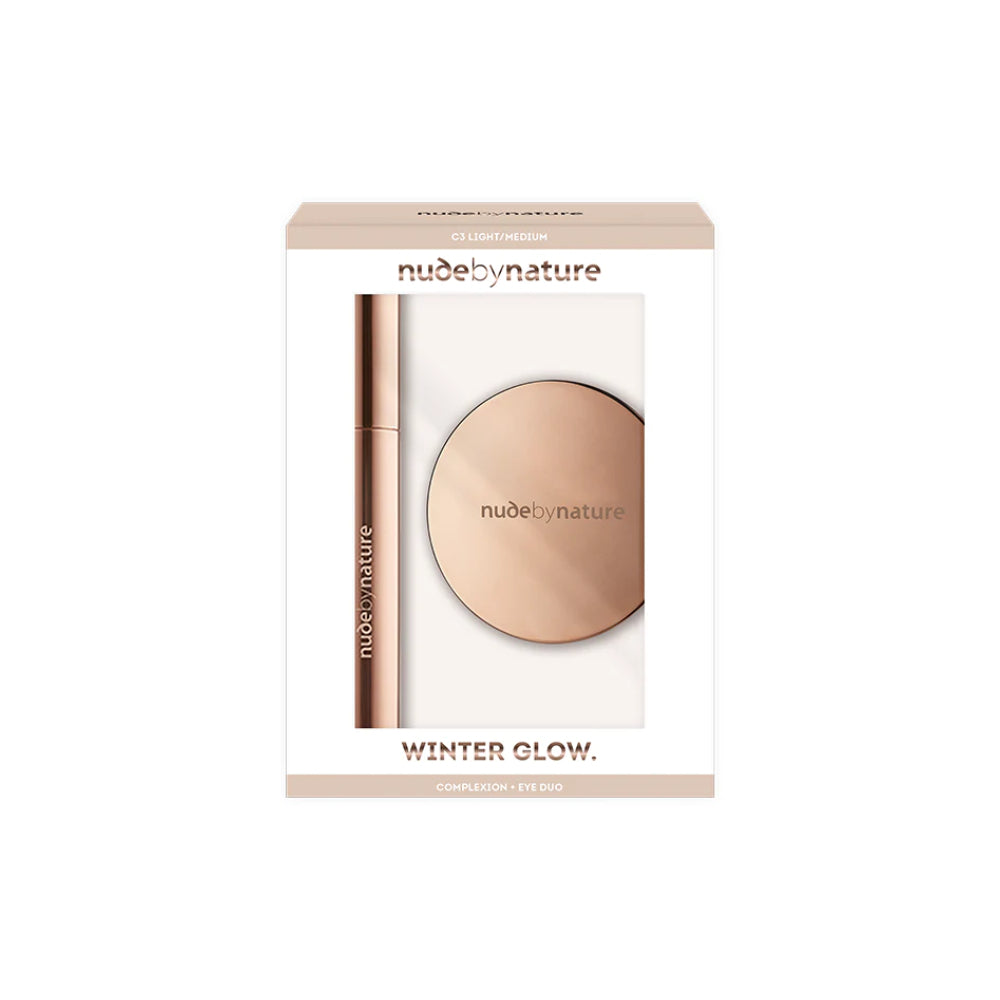 Nude by Nature Winter Glow Complexion & Eye Duo - C3 Light/Medium