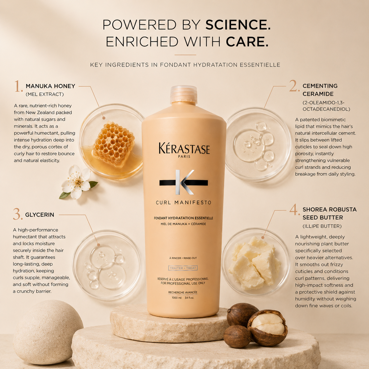 Kerastase Curl Manifesto Fondant Hydratation Essentielle Conditioner 1 Litre/1000mL